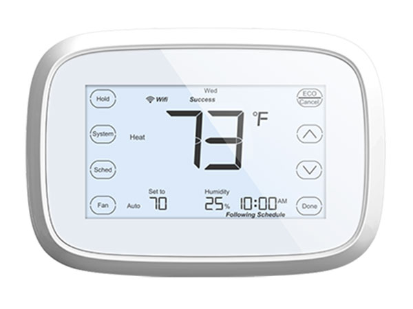 Термостат для фанкойлов с сенсорным дисплеем